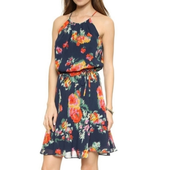 Joie Floral Mini Halter Sundress - Medium - Picture 8 of 8